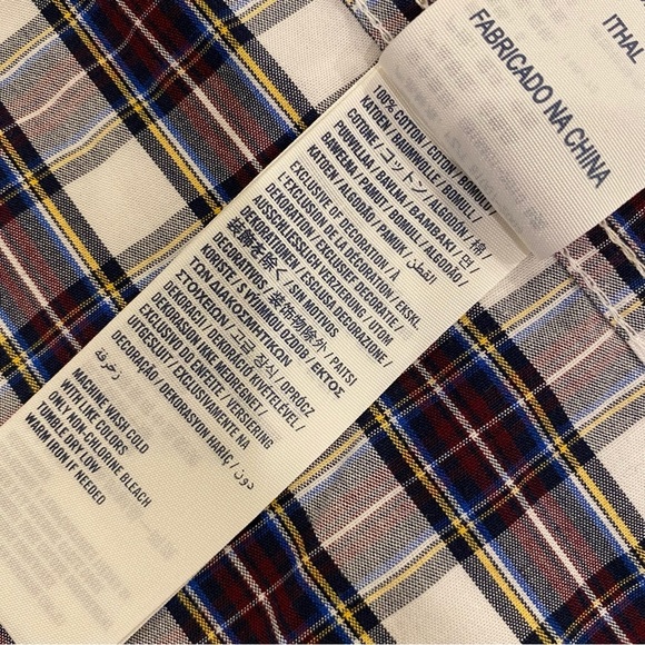 Abercrombie Kids Shirt Boy's Plaid Muscle Long Sleeve Button Cotton Small‎ - Picture 7 of 13